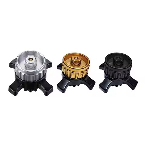 EN417 Threaded Valve Adapter Outdoor Stove Gas Canister European Canister Connector Adapter For Camp