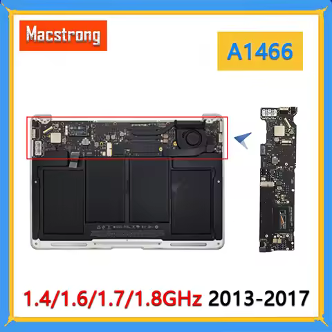 Original A1466 Motherboard 2013 1.4G/1.6G 4GB for MacBook Air 13" A1466 Logic Board 2015 820-00165-A