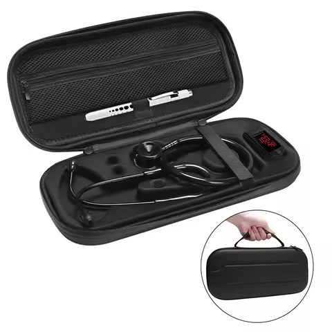 2021 New Top Stethoscope EVA Hard Carrying Bag Case for 3M Littmann Classic III / MDF / ADC / Omron,