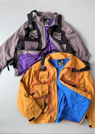 Go Slow Caravan 3WAY Jacket 24AW日系戶外運動尼龍防水工裝馬甲背心夾克外套