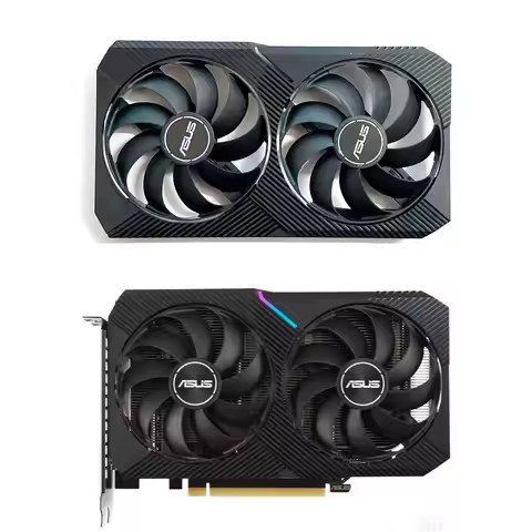 For ASUS GeForce RTX 3050 3060 3060Ti DUAL MINI OC Video Card Fan T129215SU CF9010U12S RTX3050 RTX30