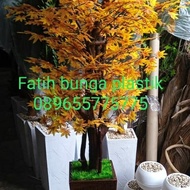 Jual pohon plastik/pohon maple Jepang Oren/pohon maple Jepang