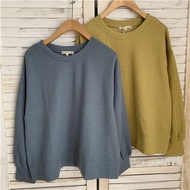 日本 north object de petit 啡藍色棉質 長袖 衛衣