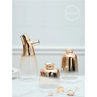 Gold Ombre Vase Set