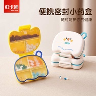 medicine pill box pill box Pill Box Portable Three Meals a Day Medicine Packing Box Cartoon Sealed M