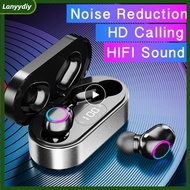 NEW Wireless Bluetooth-compatible Earphones Noise Canceling HD Call Portable Mini Headset With Microphone