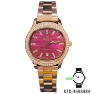 Roscani Fashion Gold Stainless Steel Band Ladies Watch BLE704G9