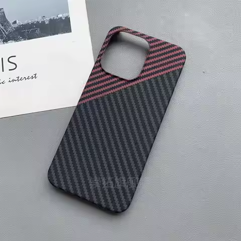 Case For Oneplus 13T 13S Fashion Large Hole Carbon Fiber Texture PC Cover For Oneplus 13 T S Shockpr