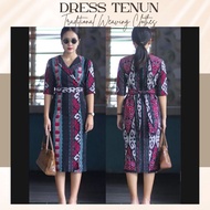 Woven Dress - Ikat Woven Dress - Ethnic Dress - Ethnic Woven Dress - Ethnic Woven Dress Made of Fine