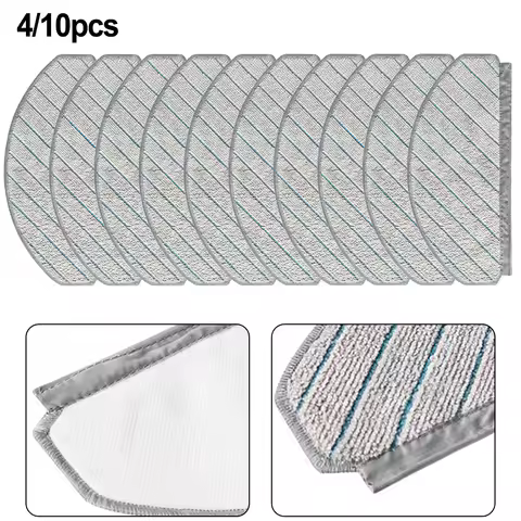 4/10pcs Mop Cloths For ECOVACS For DEEBOT N20/N20 PLUS/N20 Pro Plus Vacuum Cleaner Replacement Acces