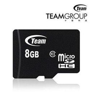 《SUNLINK》十銓 Team 8G 8GB microSD TF C10 記憶卡