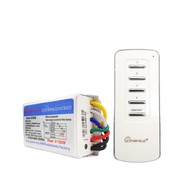 AC 220V Smart Digital Wireless Remote Control Switch 4 Ways 5 Sections ON/OFF Wall Receiver Transmit