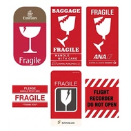 Luggage Sticker FRAGILE Product China Airlines ANA Union Emirates Astros Black Box Waterproof 3M