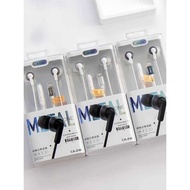 Casjie Wired Headphones In-Ear Metal Subwoofer with Wheel Tuning Wired Headphones