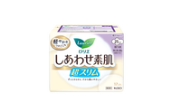 Combo 2 Băng vệ sinh ban ngày Laurier Happy Skin 22.5 cm 20 miếng/25 cm 17 miếng