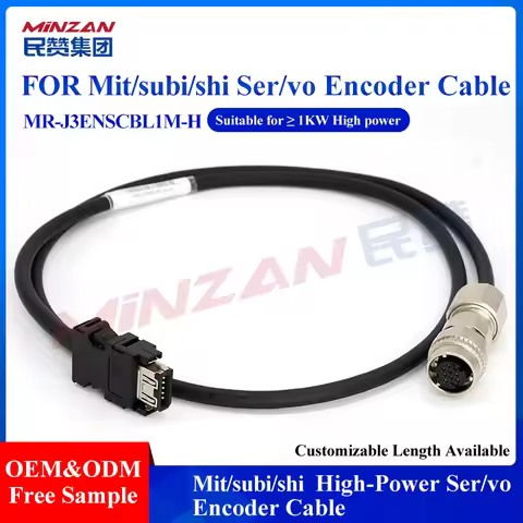 Servo Motor Encoder Cable High Flex Power Supply Wire Durable Industrial Flexible Cable for Automati