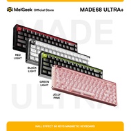 MelGeek MADE68 Ultra+ Hall Effect Magnetic Keyboard – 8KHz, 0.01mm RT, 4-Stage Gasket Sound Dampenin