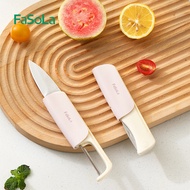 FaSoLa Multifunctional Fruit Knife（Pink）多功能水果刀