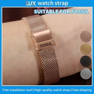 Apply To FOSSIL Stainless Steel Milanese Mesh Strap 12mm 14mm 16mm 18mm 20mm 22mm, Compatible With E