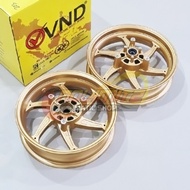 Velg VND Six Star Depan Belakang Yamaha NMAX OLD - Putih