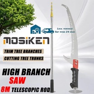 3-8M High Branch Shears Saw Telescopic High-Altitude Pruning Scissors Tree Cutter gergaji dahan poko