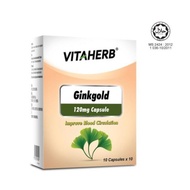 Vitaherb Ginkgold 120mg Capsule 100's (Ginkgo 120mg)
