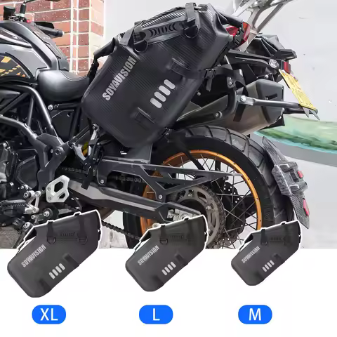 SOYAVISION 60L 18L 28L 48L Motorcycle saddle Bag Travel Outdoor Luggag Bag Motorcycle side Bag Water