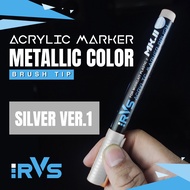 RVS marker - acrylic marker metallic - gundam marker - silver metallic
