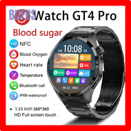 BDFBS Gt4 pro gps smart watch men woman amoled screen bluetooth call nfc ip68 นาฬิกากันน้ําน้ําตาลในเลือดสุขภาพกีฬา smartwatch SDVWS