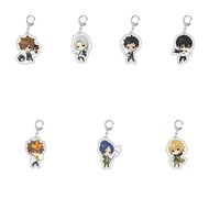 Anime Keychain Katekyo Hitman Reborn Monk Mafia Reborn 6cm Transparent Acrylic Chibi Decoration Book