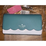 [Kate Spade] Wallet on Chain (Cloud Mist - turquoise) - New Arrival