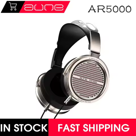 Original Aune AR5000 Full-Size Open-Back Headphones with MLD Driver Dynamic Driver HiFi Headphones H