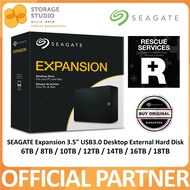 SEAGATE Expansion Desktop HDD 4TB/6TB/8TB/10TB/12TB/14TB/16TB/18TB. Local Warranty 3 Years. **SEAGAT