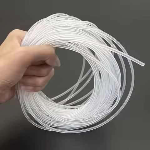 ID 0.3mm ~ 4mm Food Safe Clear Silicone Capillary Tubing Chemical Resistant Juice Extractor Milk & F