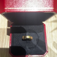 Cartier Love卡迪亞 婚戒 戒指 一顆鑽石