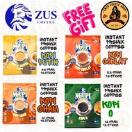 ZUS NGUPI 💞INSTANT PREMIX COFFEE / KOPI PUTIH / KOPI COKLAT / KOPI CHAM / KOPI O / PEK ZUS NGUPI / K