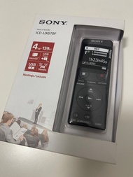 「SONY 索尼」錄音筆ICD-UX570F