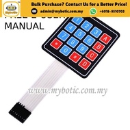 Keypad 4x4 2D (6.9cm x 7.6cm)