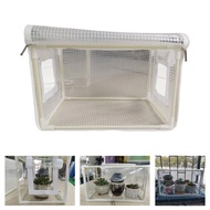 Loviver Still Air Box Gardening Greenhouse for Cold Frost Protector Clear Folding PVC Greenhouse Yard Back Porch Mushrooms Growing Tent