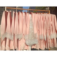 Lace bridesmaid gown, Hantu Sleepwear bridal gown for wedding reportage photography