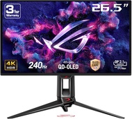 ASUS ROG Swift PG27UCDM 26.5" Monitor 4K OLED (3840x2160) 0.03ms (GTG) 240Hz DisplayPort 2.1 Anti-Fl
