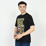 TUKUO ID T-Shirt 90S Kaos Hitam Pria Full Cotton Premium Reguler Fit Round Neck