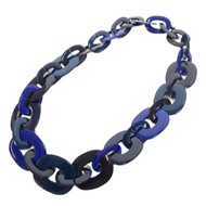 HERMES Necklace dark Navy Direct from Japan Secondhand