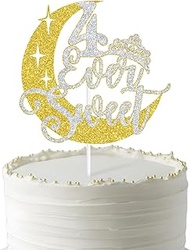 4 Ever Sweet Cake Topper, Four Ever Young, Hello 4, Funny 4th Birthday Party Decorations for Kids Go