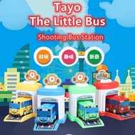 Tayo The Little Bus Toys Set Big Vehicles Garage Pull Back Shooting Car Station Kids Pretend Play Ma