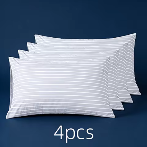 4pcs/2 Pairs Twin Full Queen King 20x26/20x28/20x30/20x36in Printed Pillowcases Pillow Protector Cov