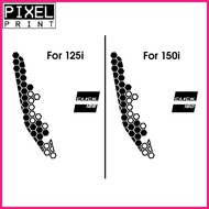 ◫ ♂ Honda Click 125i 150i Honeycomb v1 v2 v3 Waterproof Motorcycles Decals Vinyl Sticker.