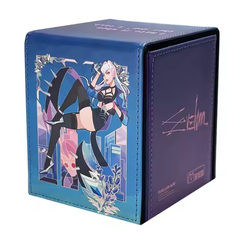 Diy Self Made Goddess Story Evelynns Card Storage Box Agony's Embraced High-End Leather Card Storage