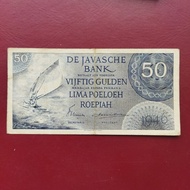 Uang Kuno 50 Gulden Federal Utuh Cakep