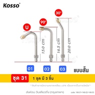 KOSSO หัวฉีดล้างแอร์ 563 หัวฉีดน้ำแรงดันสูง ปั้มฉีดน้ำแรงดันสูง ล้างแอร์ Quick Release Coupler หัวฉี